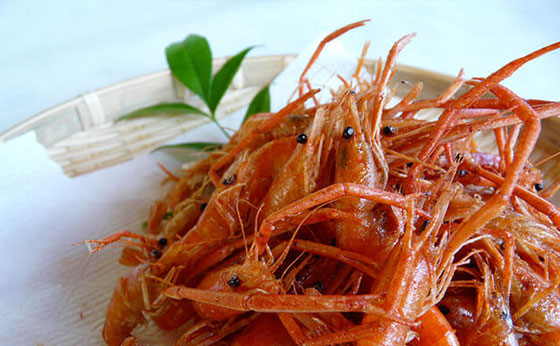 四万十川の川エビ唐揚げ