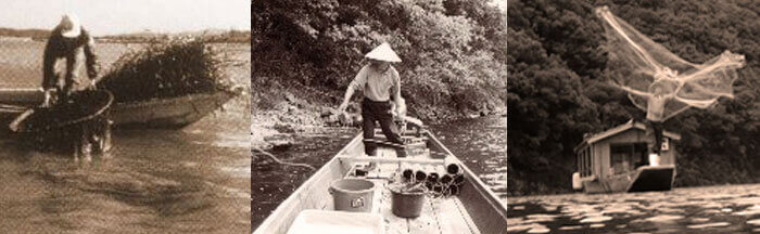 四万十川の伝統漁法
